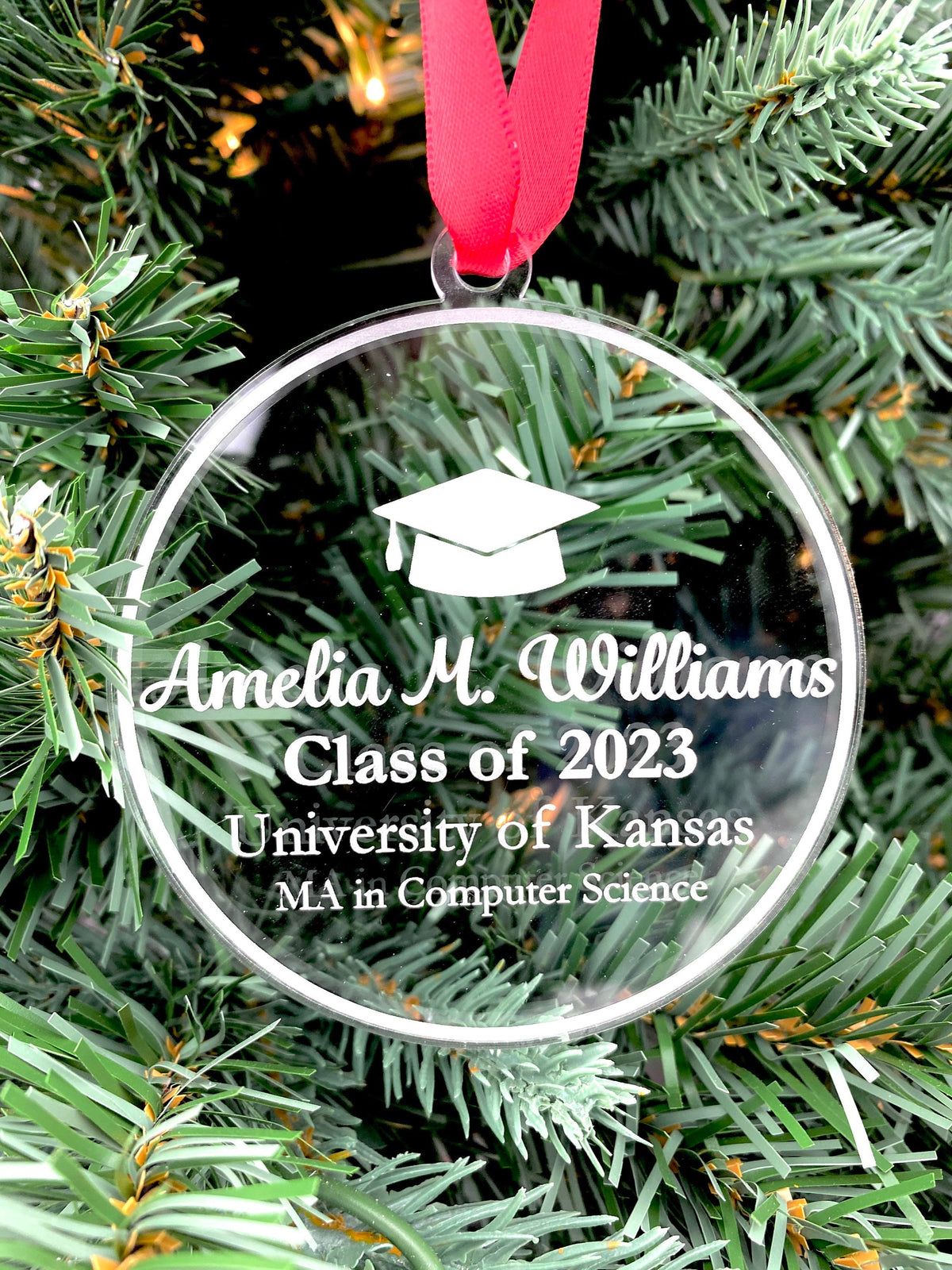 Graduation Year Ornament | Graduation Ornament | Class of 2024 | Class of 2025 | 2024 Ornament | 2025 Ornament