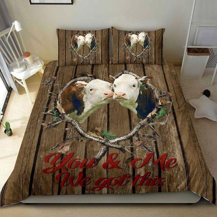 COW BEDDING SET-HP-Bedding-HP Arts-Twin-Vibe Cosyβ’