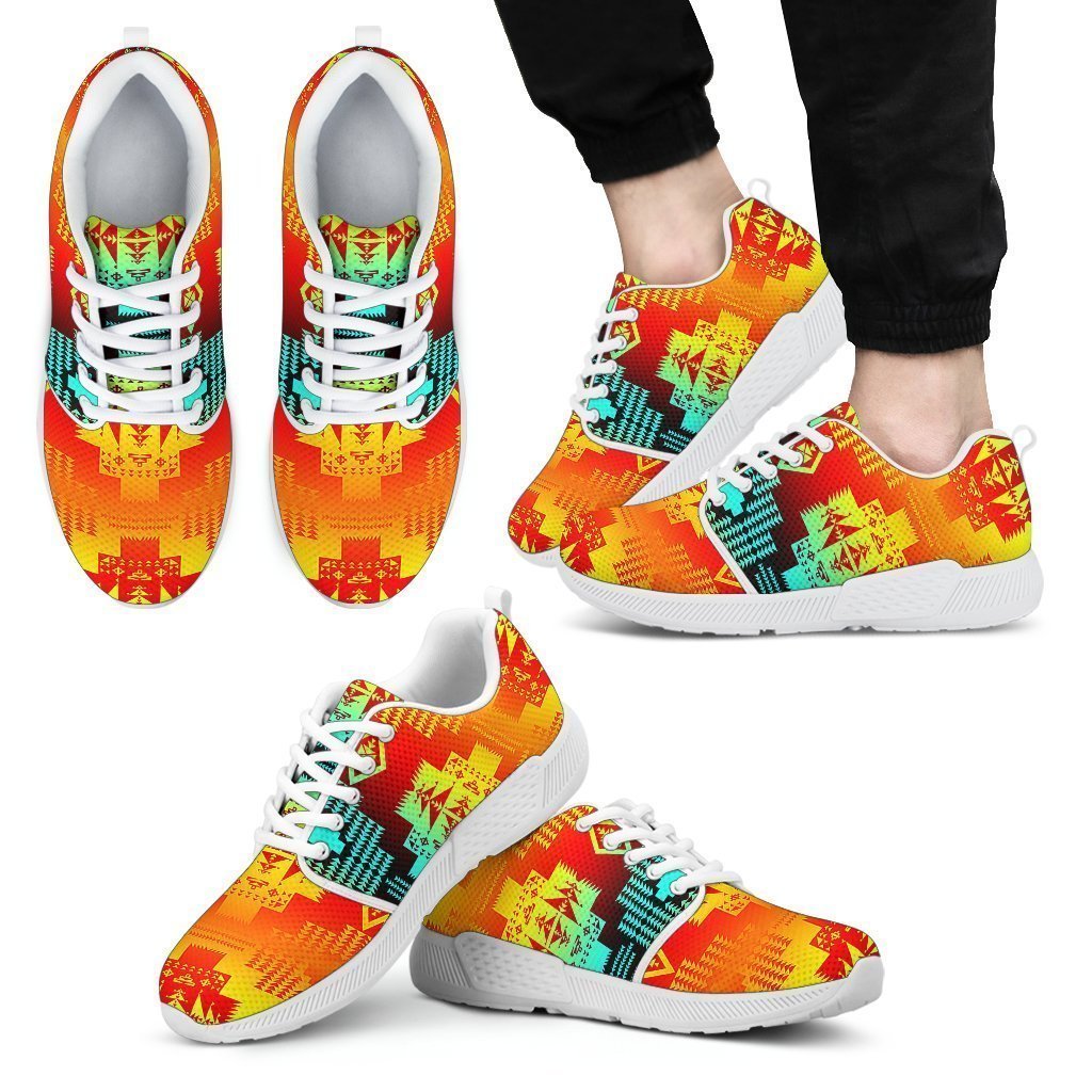 Seven Tribes Fire Sopo Men's Athletic Sneakers-6teenth Worldโข-Men's Athletic Sneakers-US5 (EU38)-Vibe Cosyโข