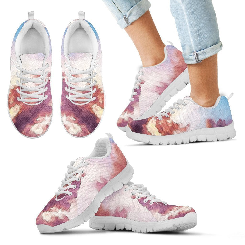 Kid's Sneakers Sky's the Limit (White Soles)-6teenth Worldโข-Kid's Sneakers-11 CHILD (EU28)-Vibe Cosyโข