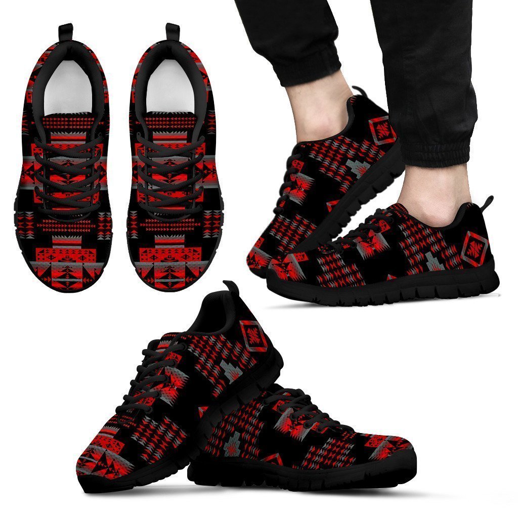 Seven Tribes Red Fire Sopo Men's Sneakers-6teenth Worldโข-Men's Sneakers-US5 (EU38)-Vibe Cosyโข