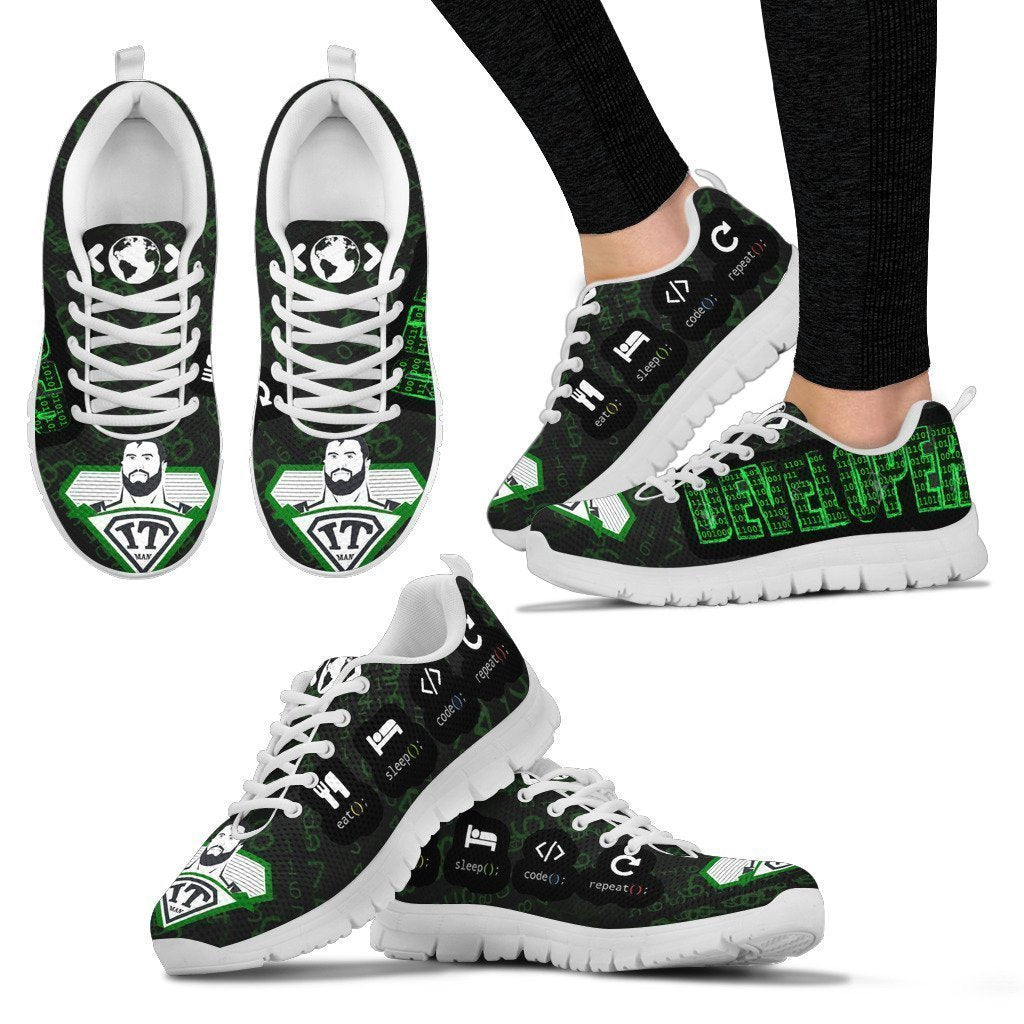 IT Developer Women's Sneakers-6teenth Worldโข-Women's Sneakers-US5 (EU35)-Vibe Cosyโข
