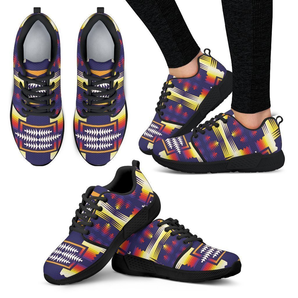 Southwest Rainbow Sage Sopo Women's Athletic Sneakers-6teenth Worldโข-Women's Athletic Sneakers-US5 (EU35)-Vibe Cosyโข