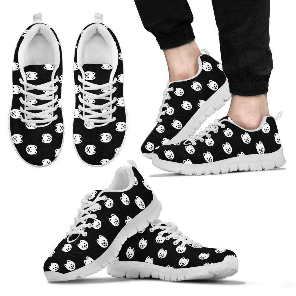 Pomeranian Lover men's Sneakers-6teenth Worldโข-Men's Sneakers-US5 (EU38)-Vibe Cosyโข