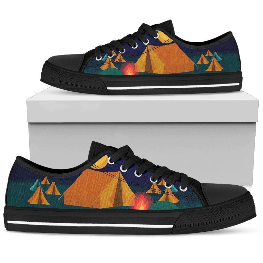 Camping Women's Low Top Shoe-6teenth Worldโข-Women's Low Top Shoe-US5.5 (EU36)-Vibe Cosyโข