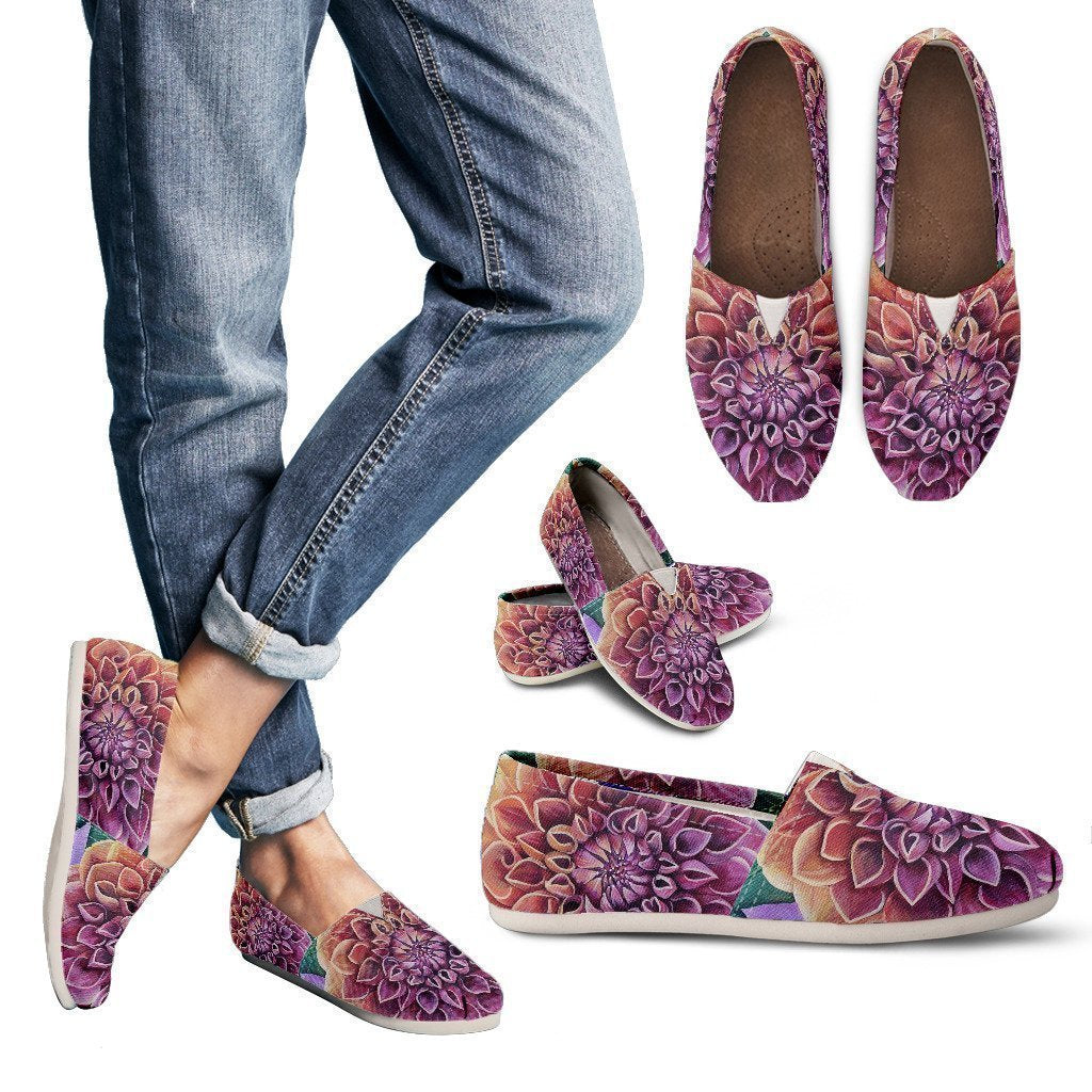 The Flower - Woman's Casual Shoes-6teenth Worldโข-Women's Casual Shoes-US6 (EU36)-Vibe Cosyโข