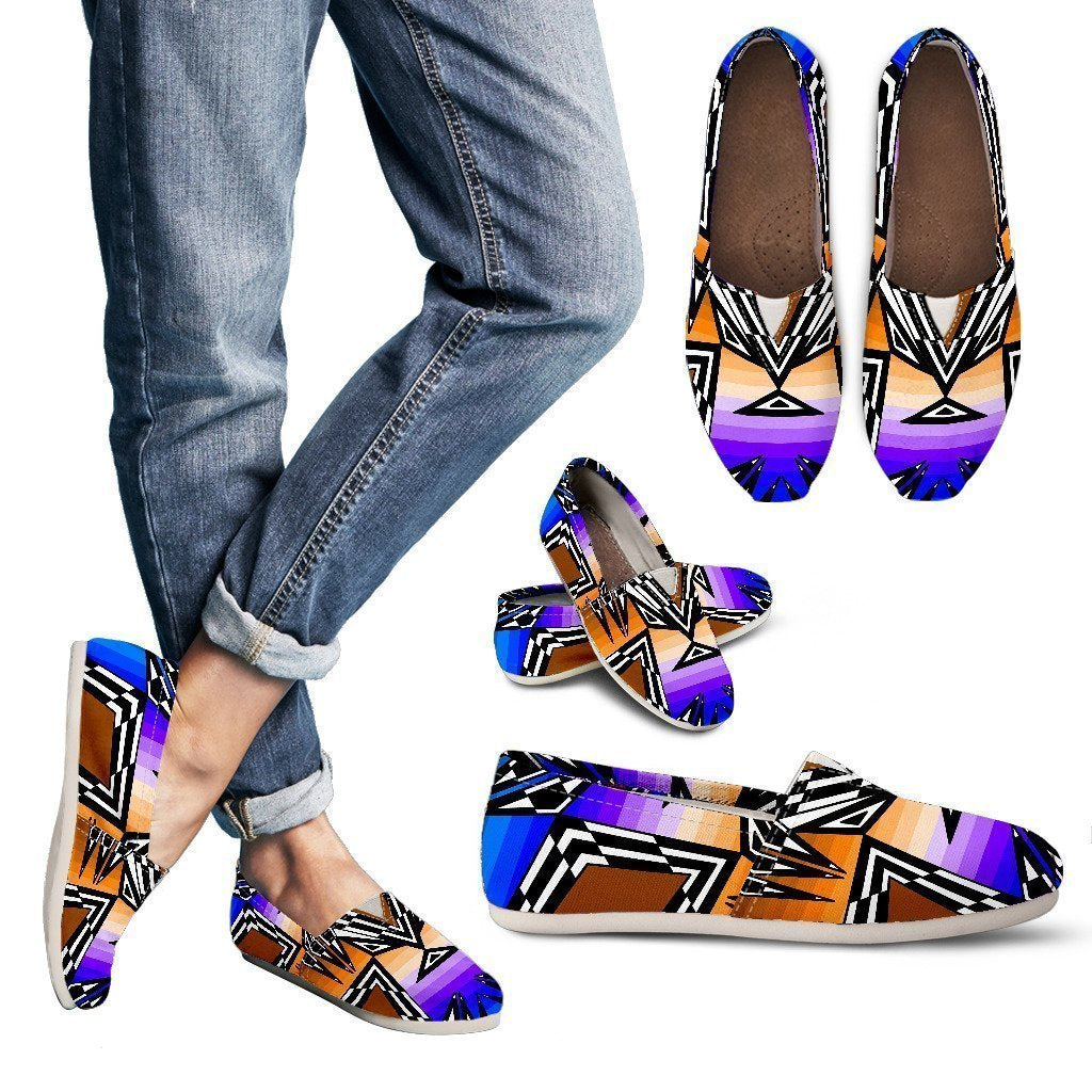 Prairie Fire Afternoon Women's Casual Shoes-6teenth Worldโข-Women's Casual Shoes-US6 (EU36)-Vibe Cosyโข