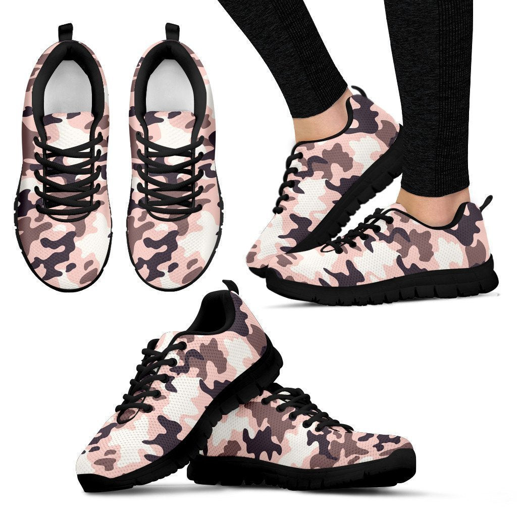Camouflage Women's Sneakers-6teenth Worldโข-Women's Sneakers-US5 (EU35)-Vibe Cosyโข