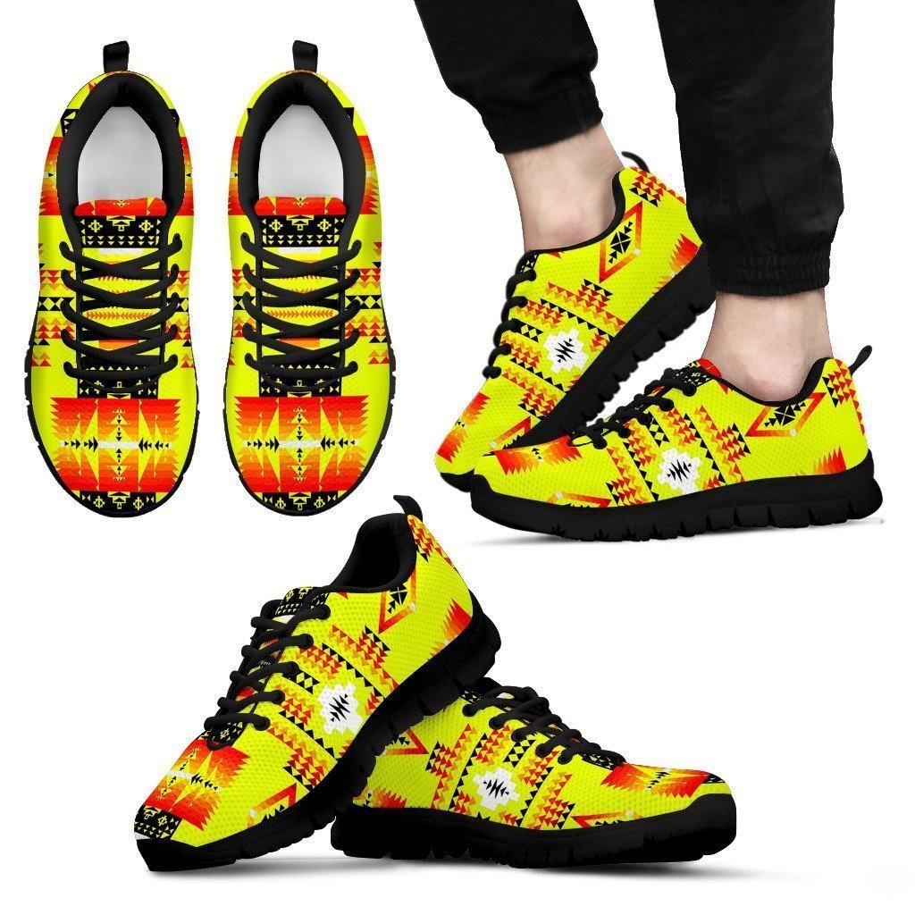 Seven Tribes Yellow Sopo Men's Sneakers-6teenth Worldโข-Men's Sneakers-US5 (EU38)-Vibe Cosyโข