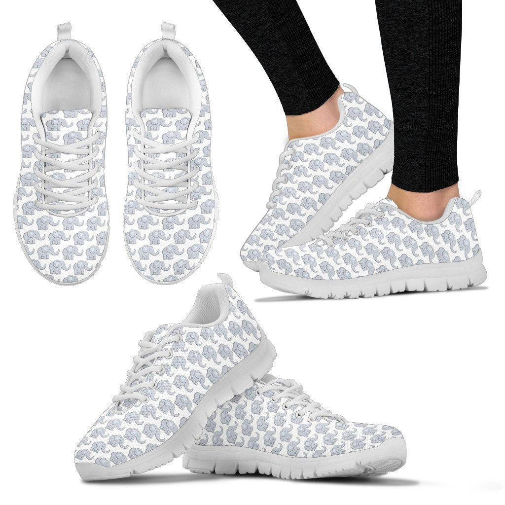 Elephants Elephants Women's Sneakers-6teenth Worldโข-Women's Sneakers-US5 (EU35)-Vibe Cosyโข