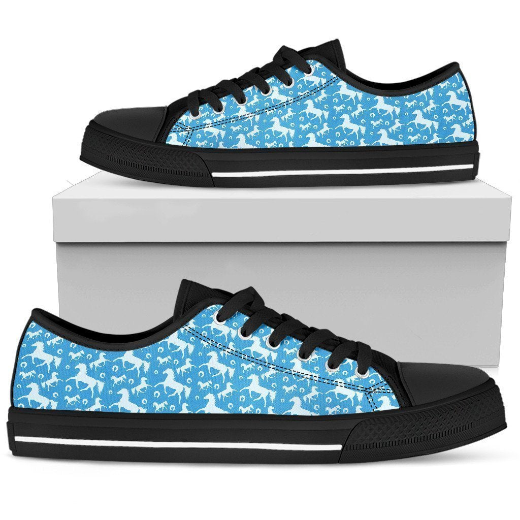 Blue Women's Low Top Shoe-6teenth Worldโข-Women's Low Top Shoe-US5.5 (EU36)-Vibe Cosyโข