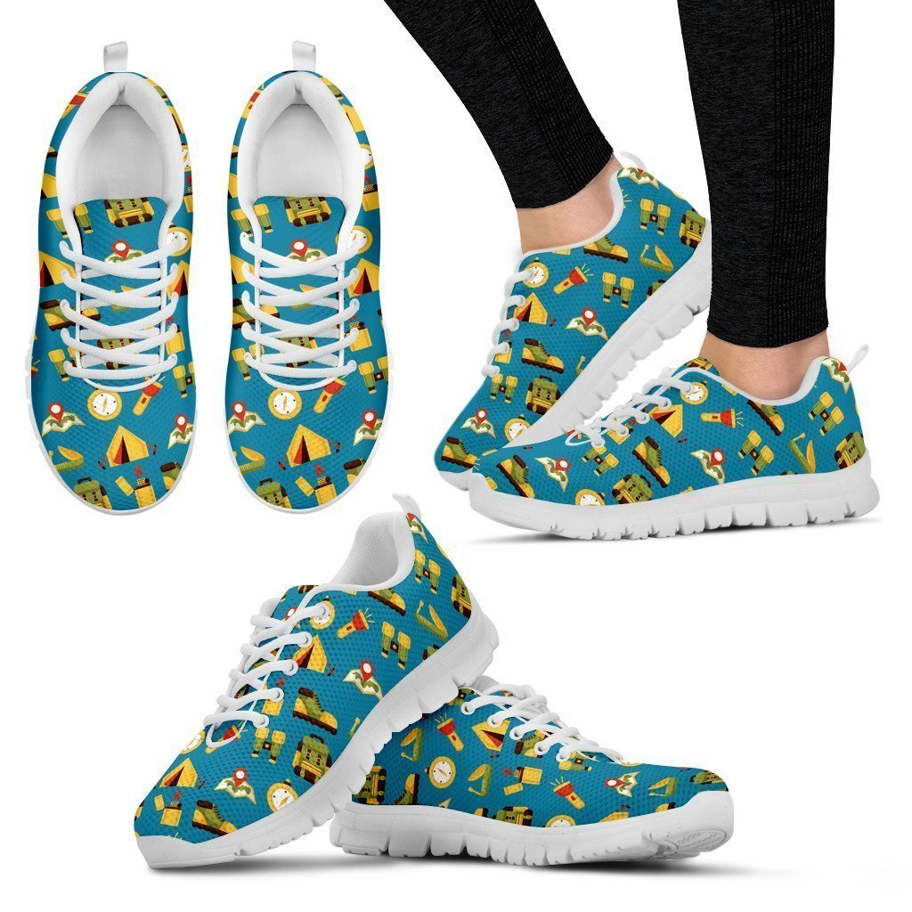 Camping Lovers Women's Sneakers-6teenth Worldโข-Women's Sneakers-US5 (EU35)-Vibe Cosyโข