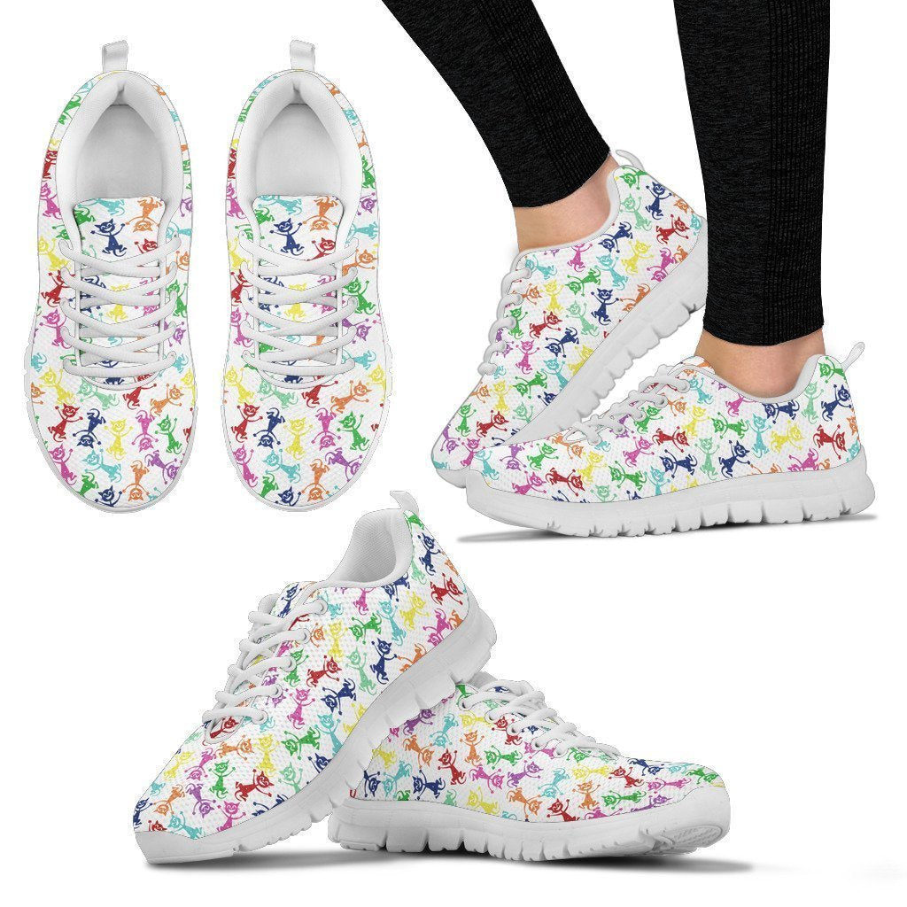 Cute animals Women's Sneakers-6teenth Worldโข-Women's Sneakers-US5 (EU35)-Vibe Cosyโข