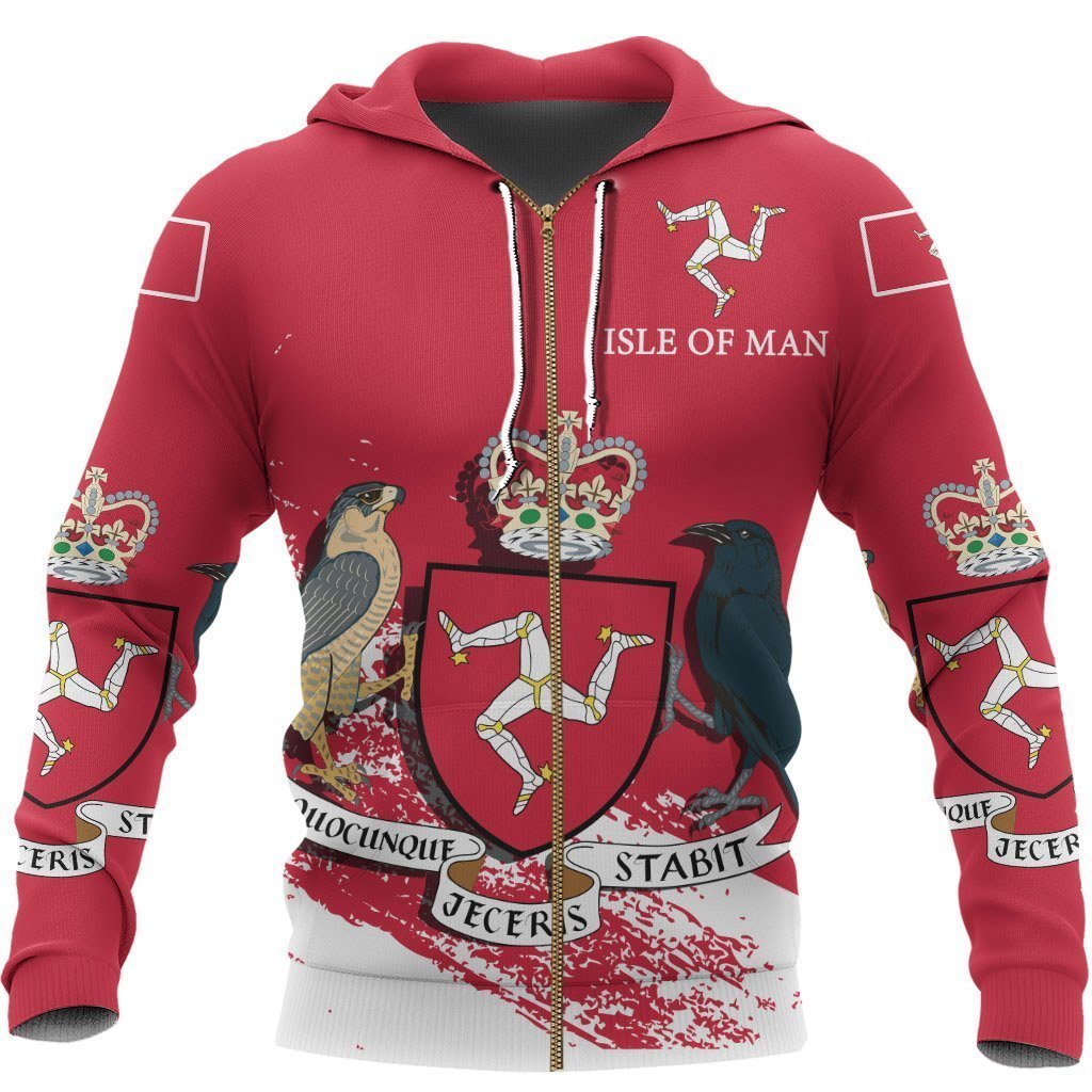 Isle of Man Special Hoodie A7-Apparel-HD09-Zip Hoodie-S-Vibe Cosy™