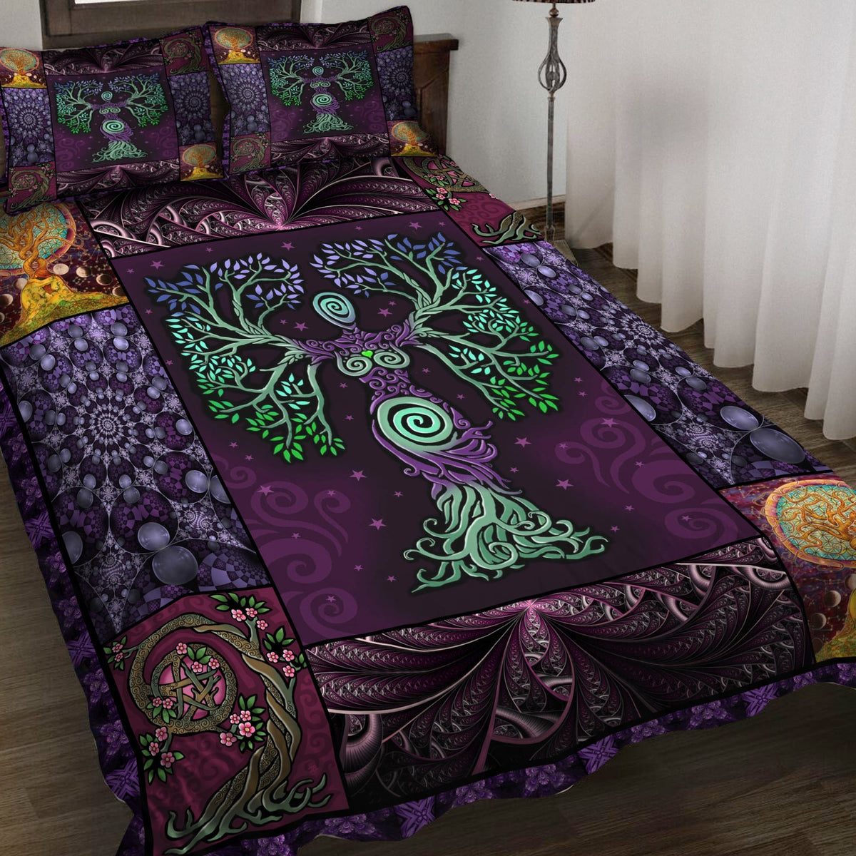 Tree Of Life Celtic All Over Printed Bedding Set