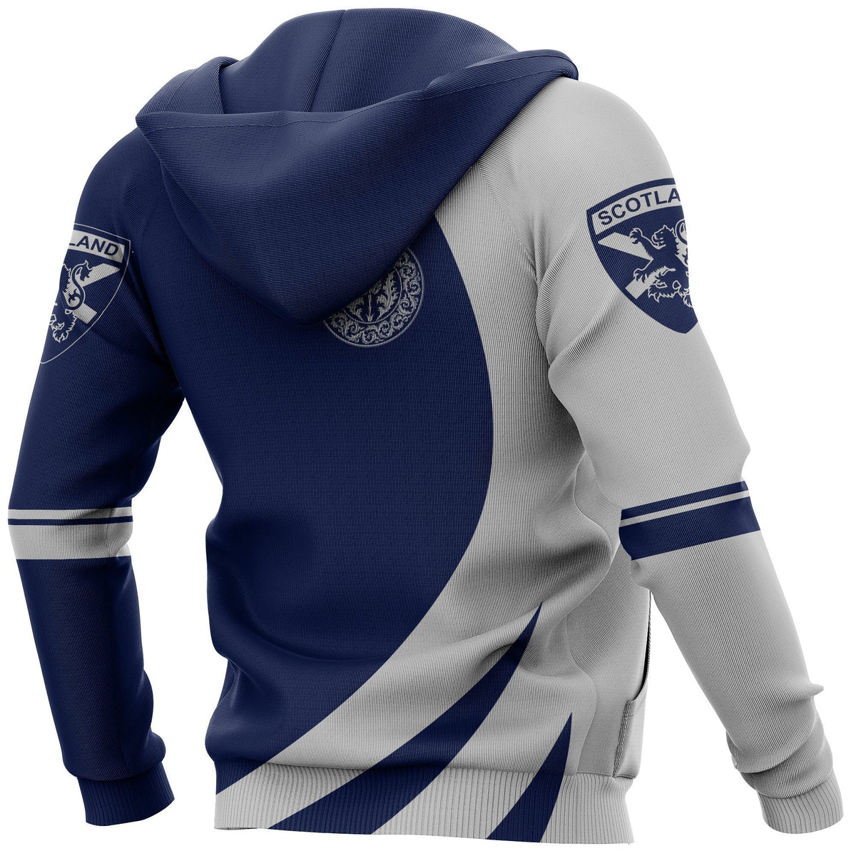 Scotland Royal Lion and Thistle Pullover Hoodie-Apparel-HD09-Hoodie-S-Vibe Cosyβ’