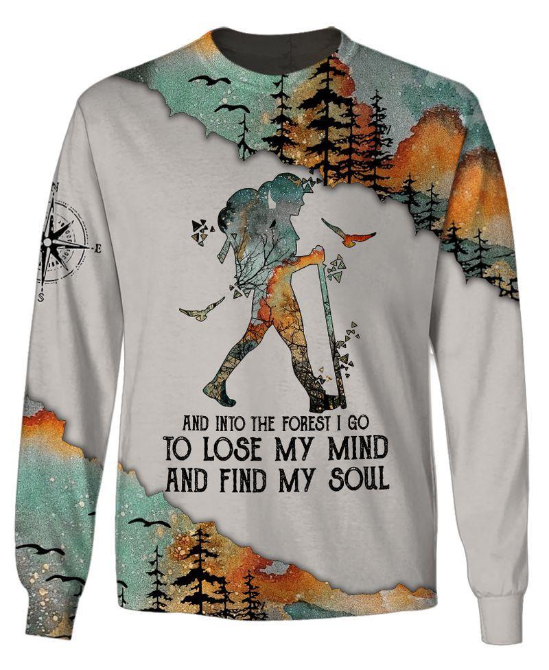 Hippie Camping Into The Forest I Go 3D All Over Printed Unisex Shirts