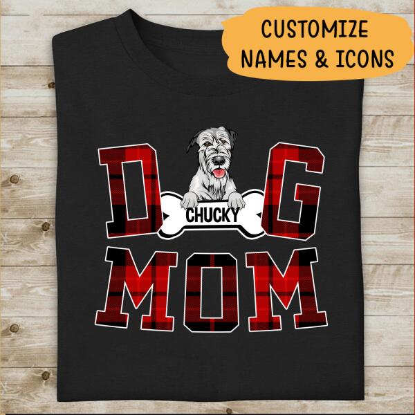 Dog Mom Personalized T-shirt Special Version Gift For Mom Mother Friends