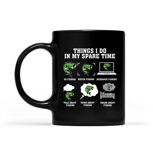 Thing I Do In My Spare Time Personalized T-Shirt, Mug, Best Gifts For Friends And Fishing Lovers