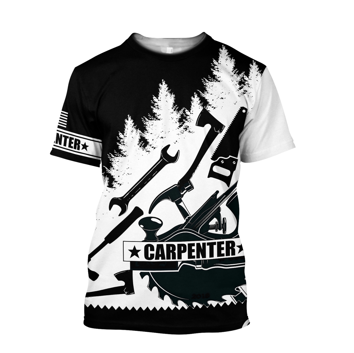 Premium Carpenter Man Tools Black and White Unisex Shirts DL20103201