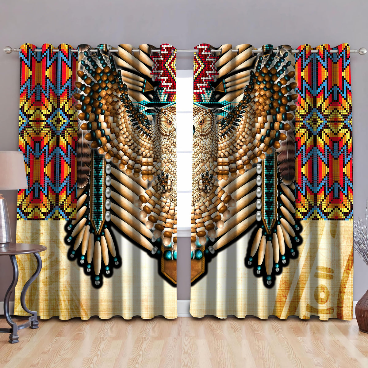 Native American Window Curtains
