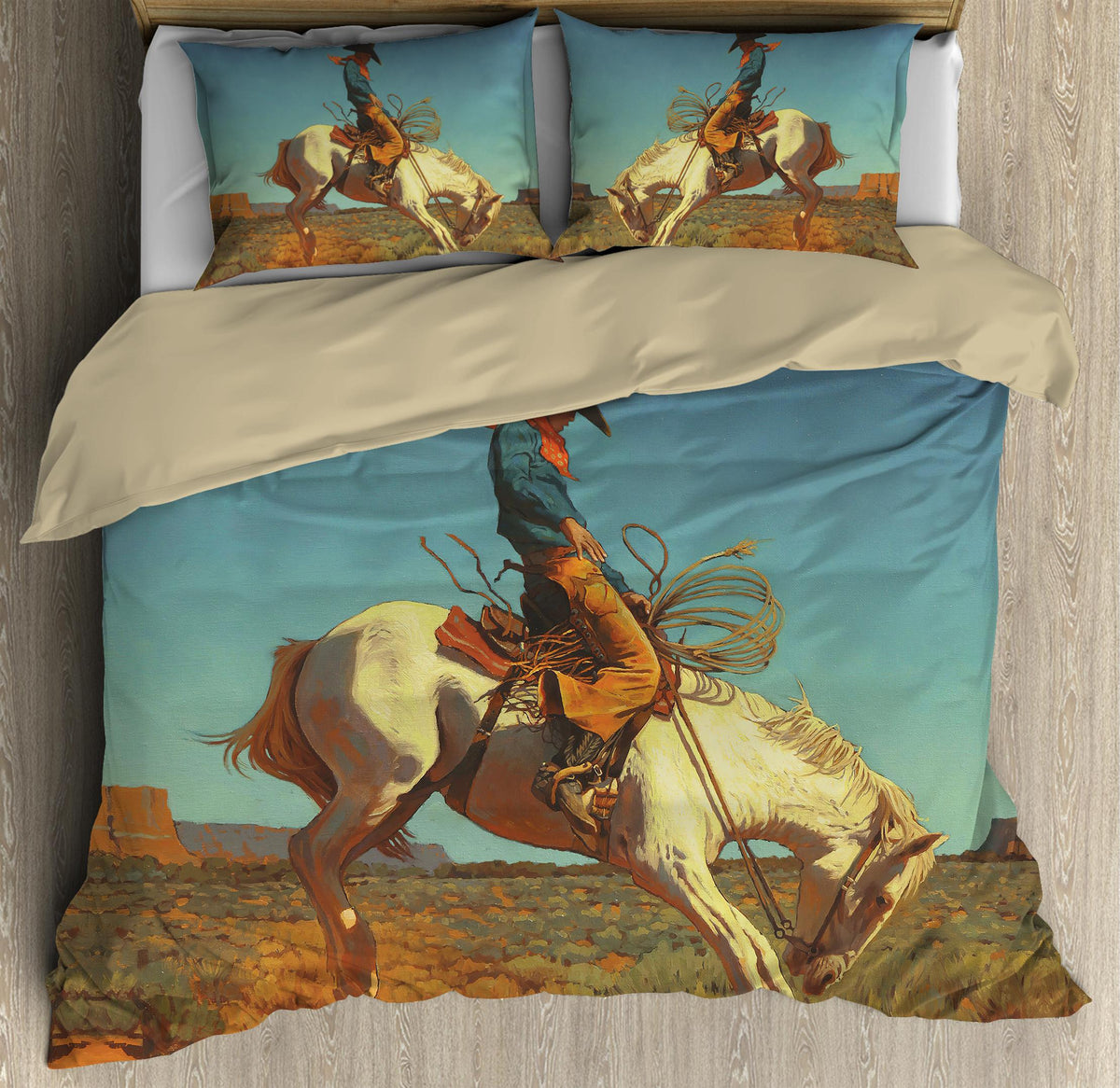 Cowboy Style Bedding Set DQB07312001-TQH-BEDDING SETS-TQH-Twin-Vibe Cosyβ’