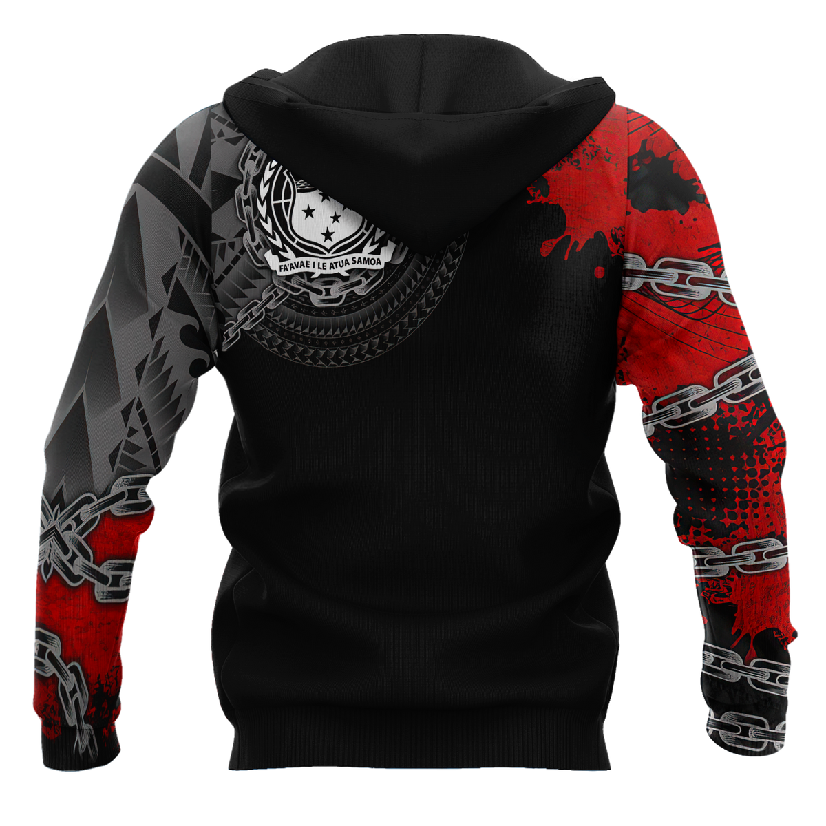 Amazing Polynesian Samoa Chain Unisex Deluxe Hoodie ML