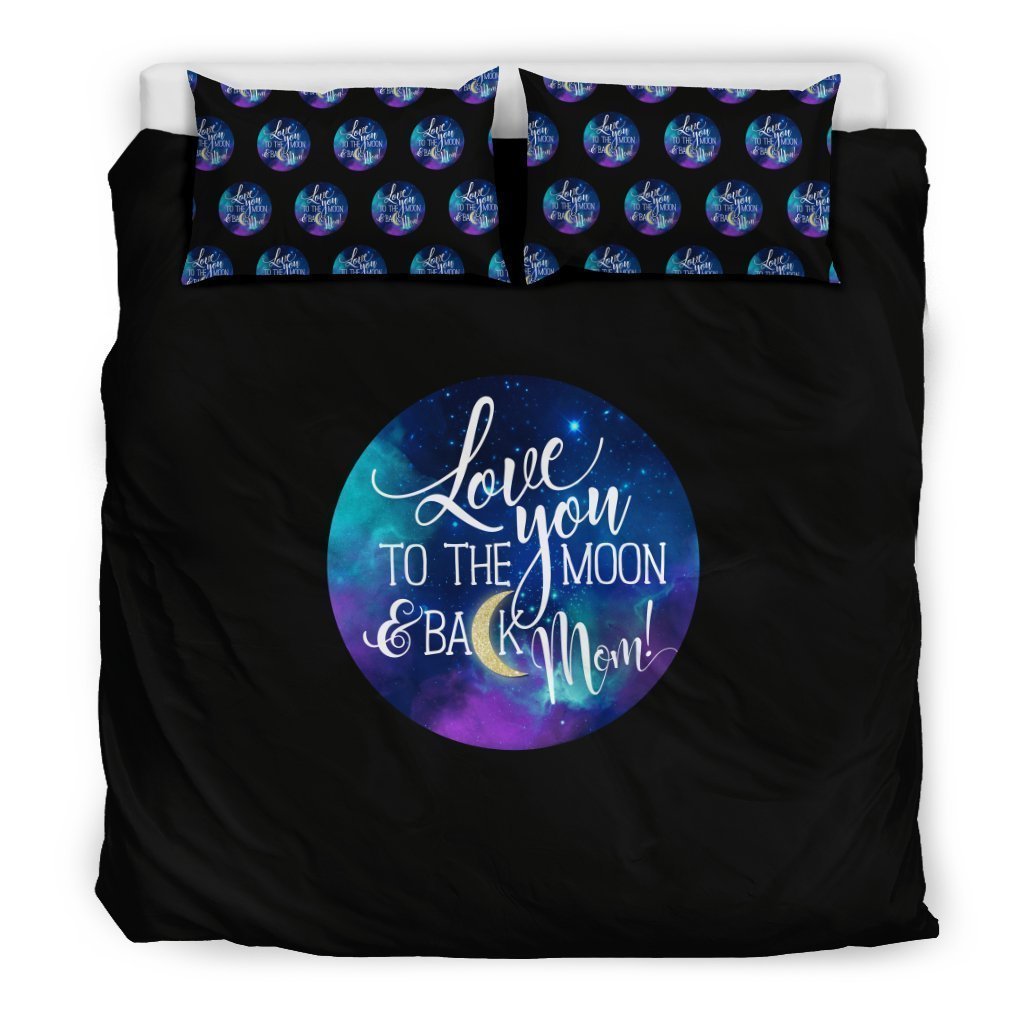 NP Love You To The Moon Bedding Set-6teenth Worldโข-Bedding Set-Twin-Vibe Cosyโข