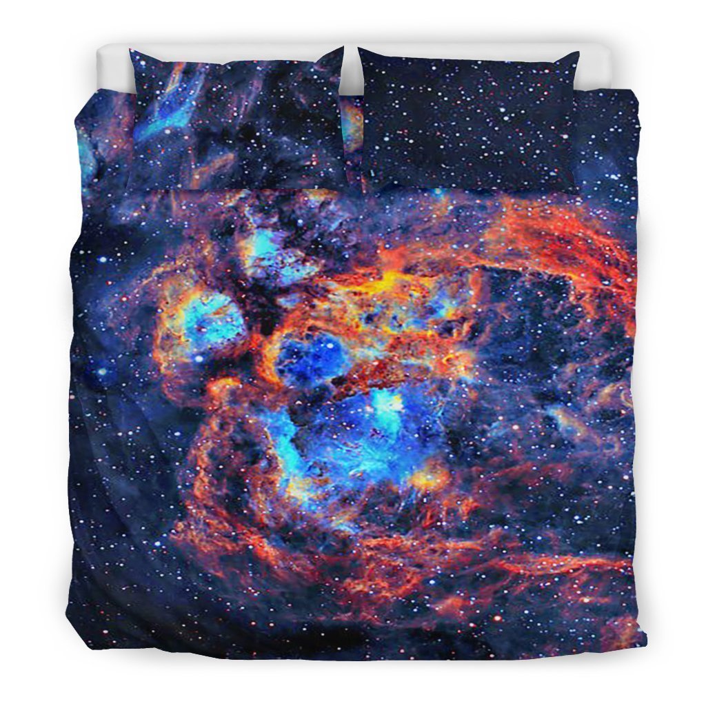 Far Sleeping Nebula - Bedding Set-6teenth Worldโข-Bedding Set-Twin-Vibe Cosyโข