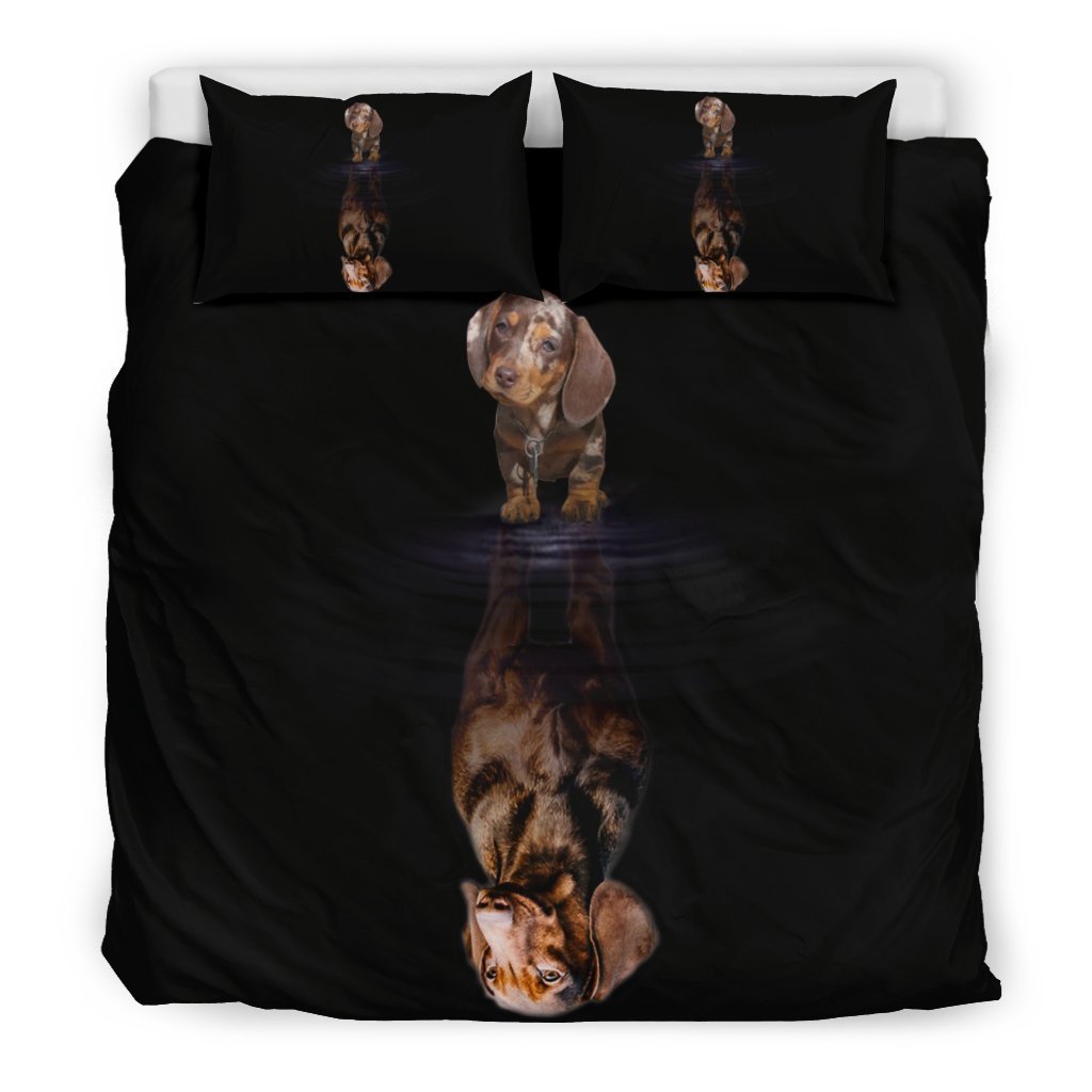 Dachshund Dream Bedding Set-6teenth Worldโข-Bedding Set-King-Vibe Cosyโข