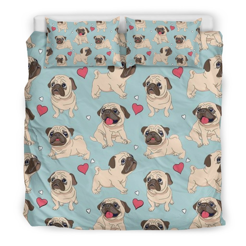 Pug Bedding Set-6teenth Worldโข-Bedding Set-US King-Vibe Cosyโข