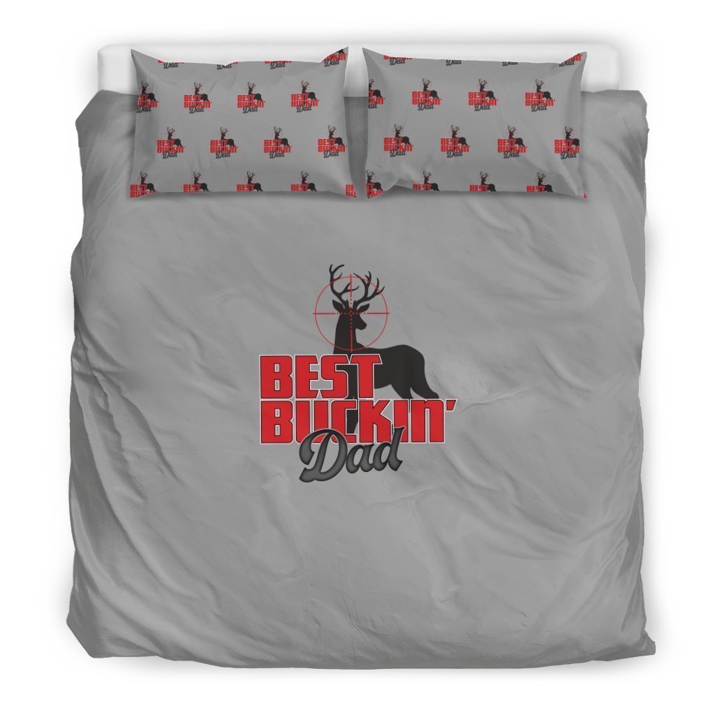 NP Best Buckin' Dad Bedding Set-6teenth Worldโข-Bedding Set-US King-Vibe Cosyโข