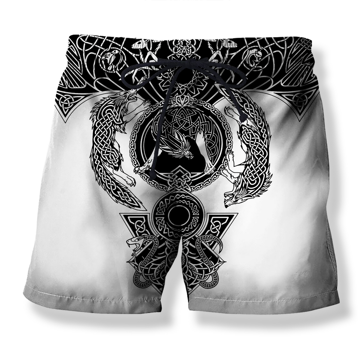 Viking Tattoo All-Over Print-Apparel-HP Arts-Short-S-Vibe Cosy™