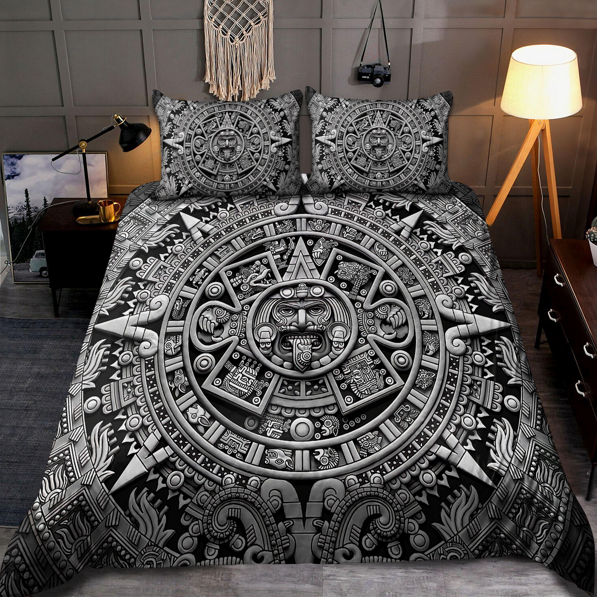 Aztec Mexico 3D Printed Bedding Set DA17042104
