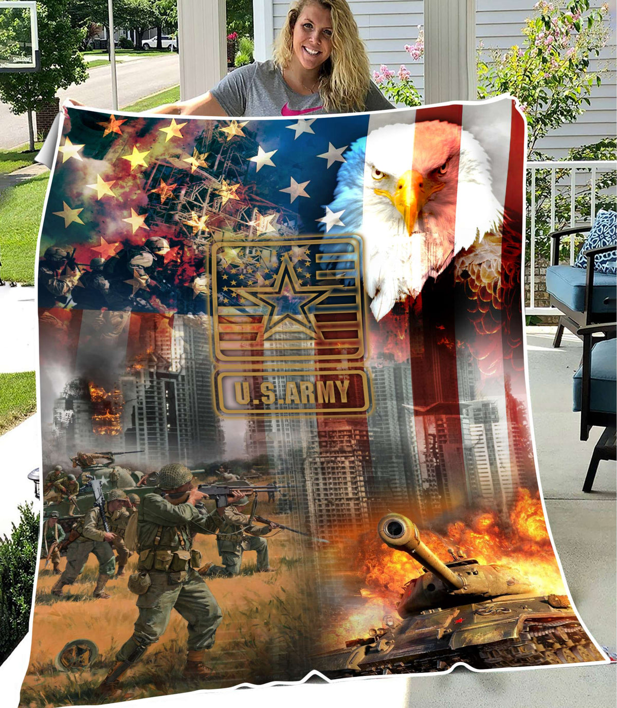 U.S.Army Soft and Warm Blanket