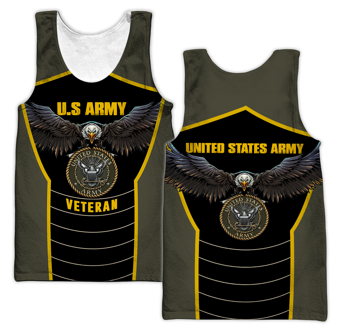 U.S Army veteran Eagle Pride design 3d print shirts VP20012101