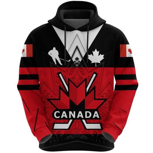 CANADA HOCKEY MAPLE LEAF UNISEX 3D HOODIE 21022106.CXT