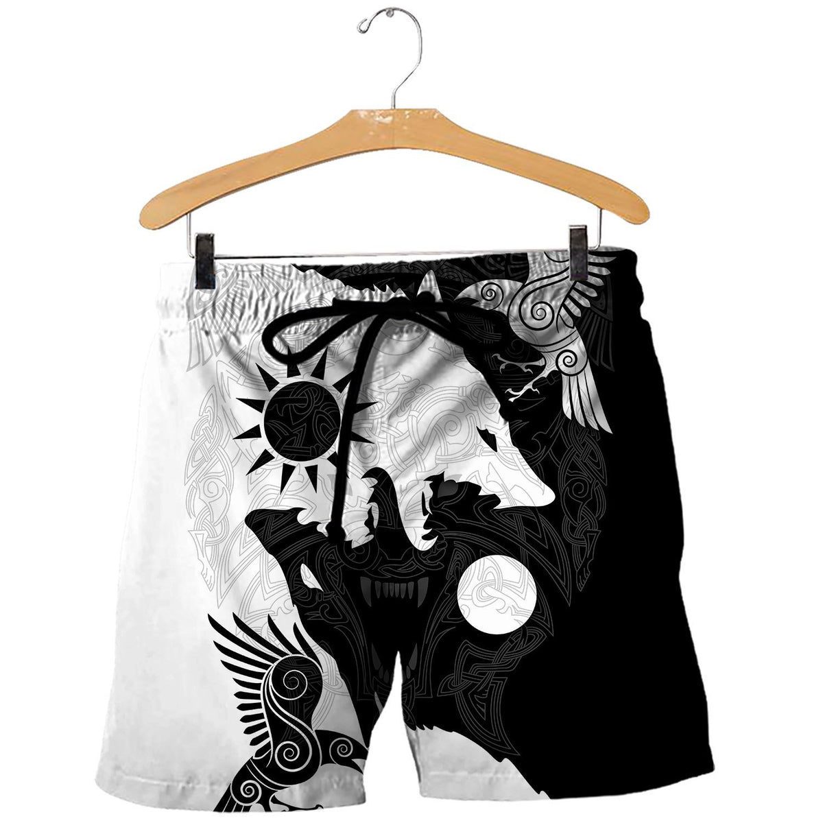 Skoll and Hati 3D All Over Printes Verison 3.0-Apparel-HP Arts-Shorts-S-Vibe Cosy™