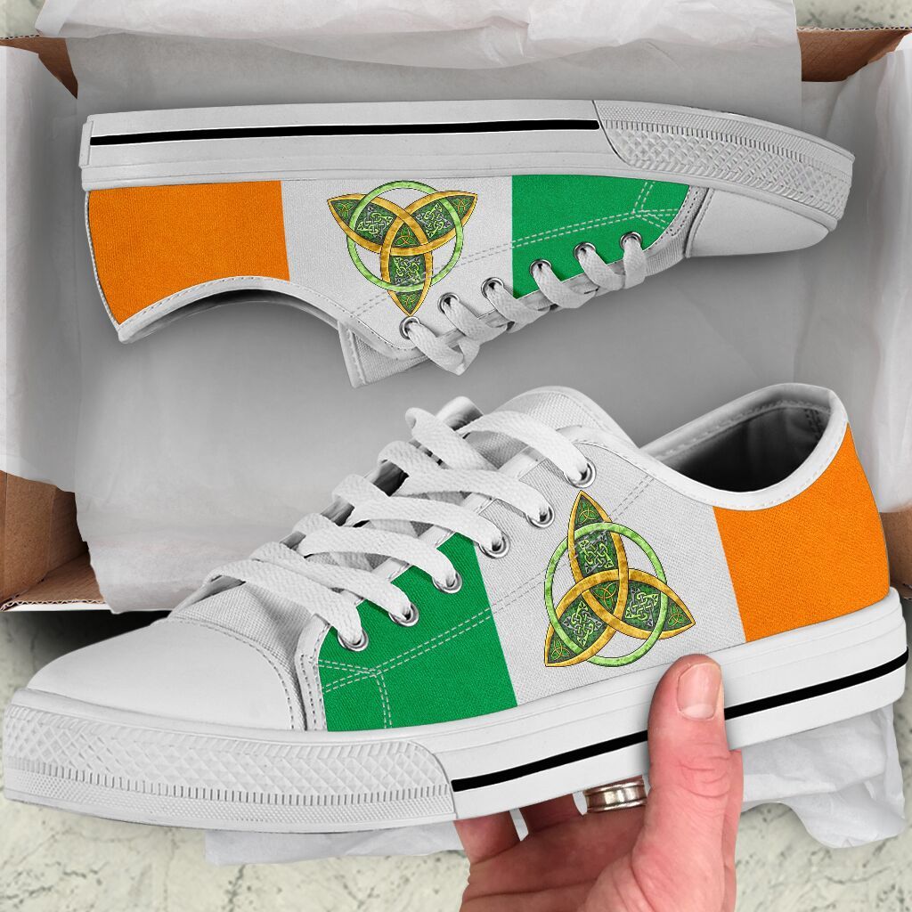 Irish Circle White Limited Low Top Shoes SU040302-Shoes-SUN-EU42 (US10)-Vibe Cosyβ’