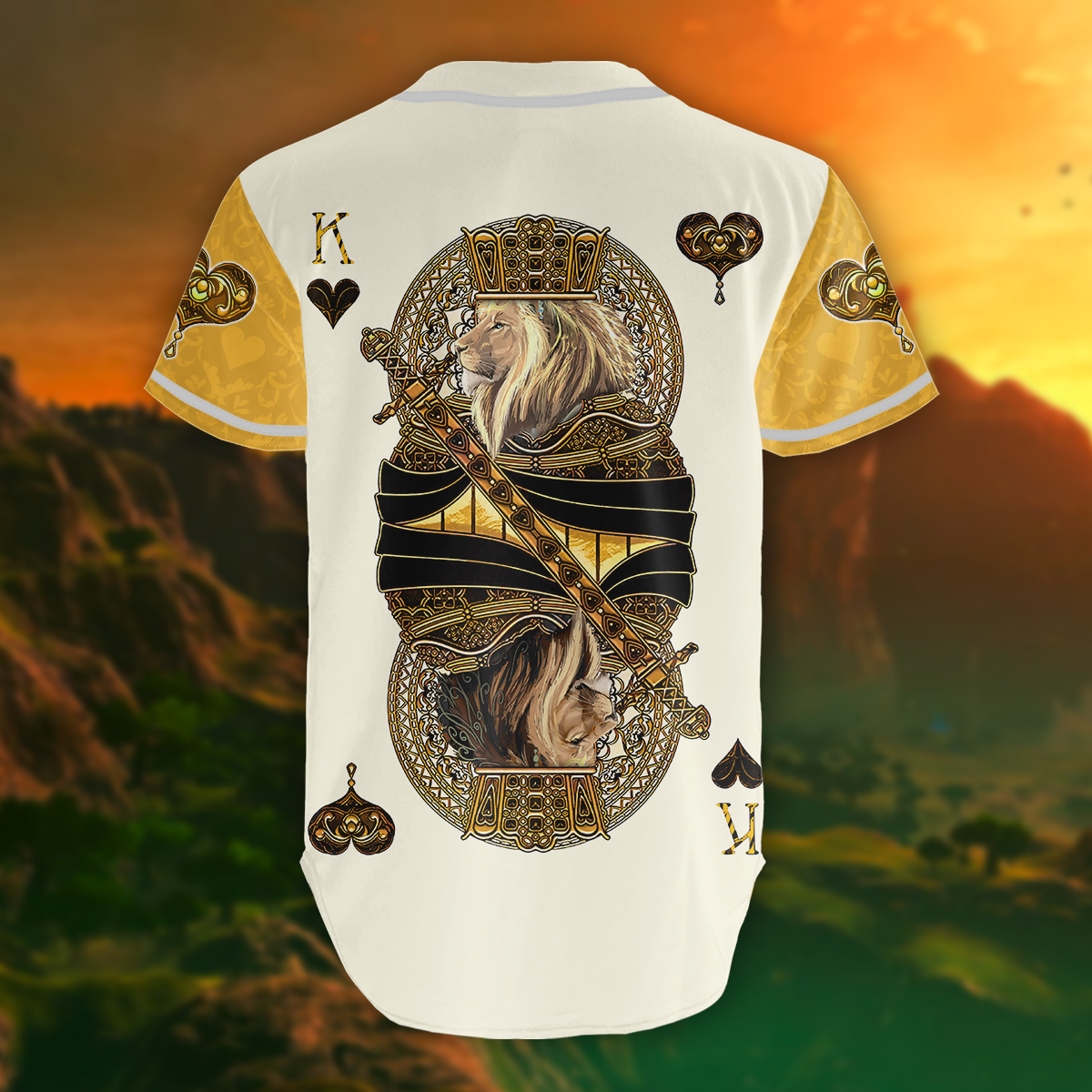 Summer Collection - King Heart Lion 3D All Over Printed Unisex Shirts