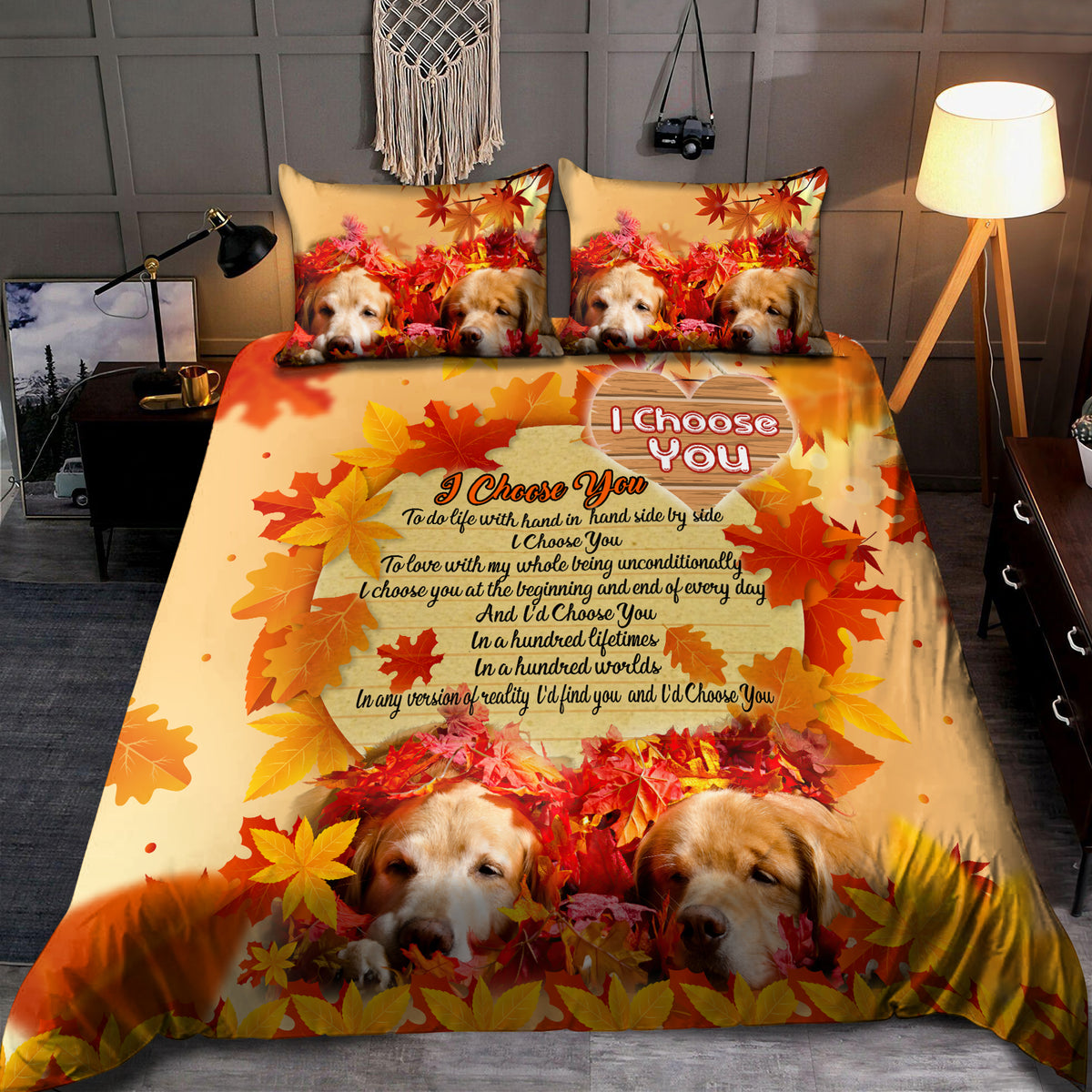 Golden Retriver bedding set NTN08132001