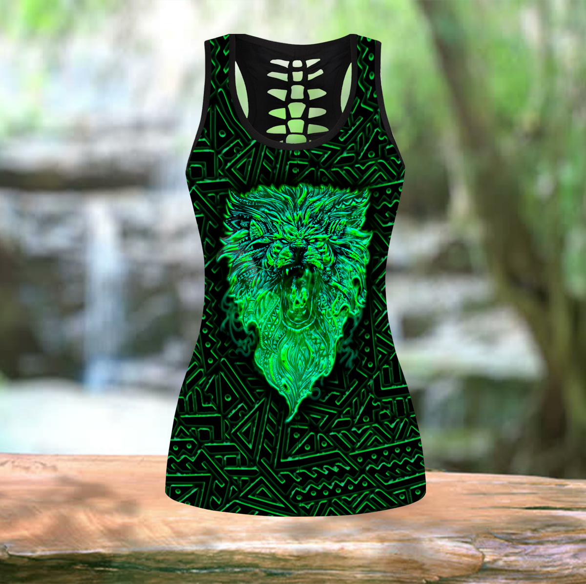 New zealand lion maori reggae tank top & leggings outfit for women-Apparel-PL8386-S-S-Vibe Cosyβ’