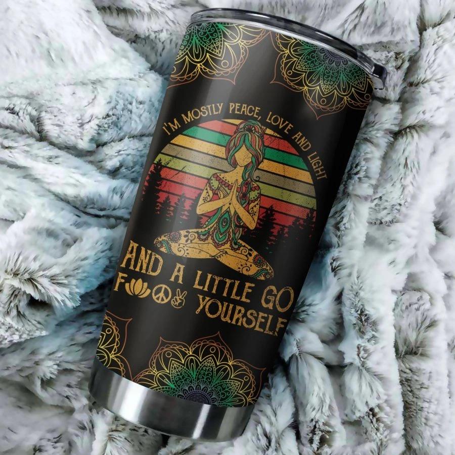 Yoga Stainless Steel Tumbler 20 Oz Pi210306-Tumbler-NM-Vibe Cosy™