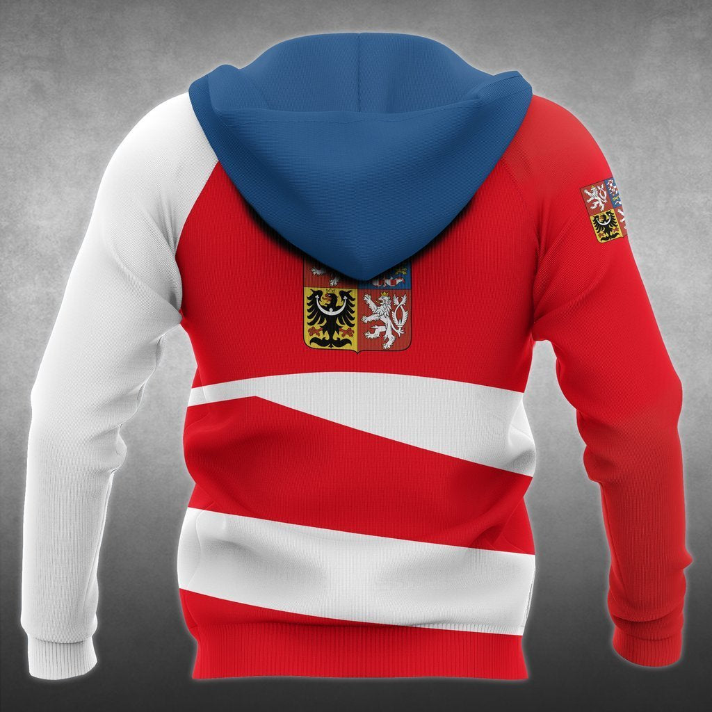 The Czech Republic Lion Hoodie NVD1160-Apparel-Dung Van-Hoodie-S-Vibe Cosyβ’
