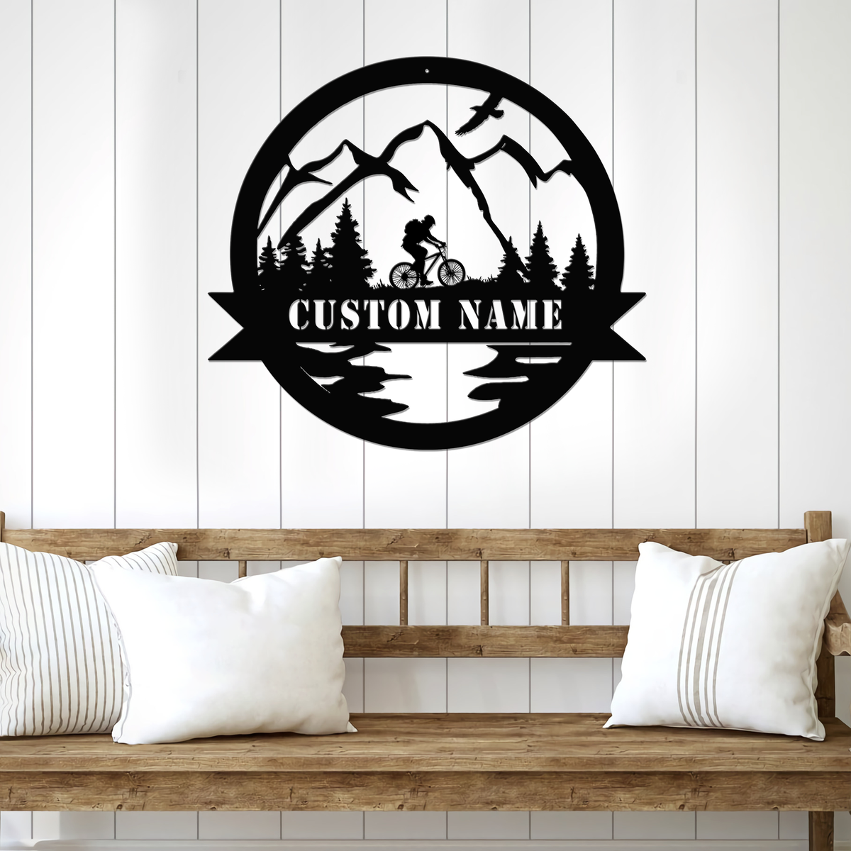Custom Name XT Mountain Biking Metal Sign PD10042104