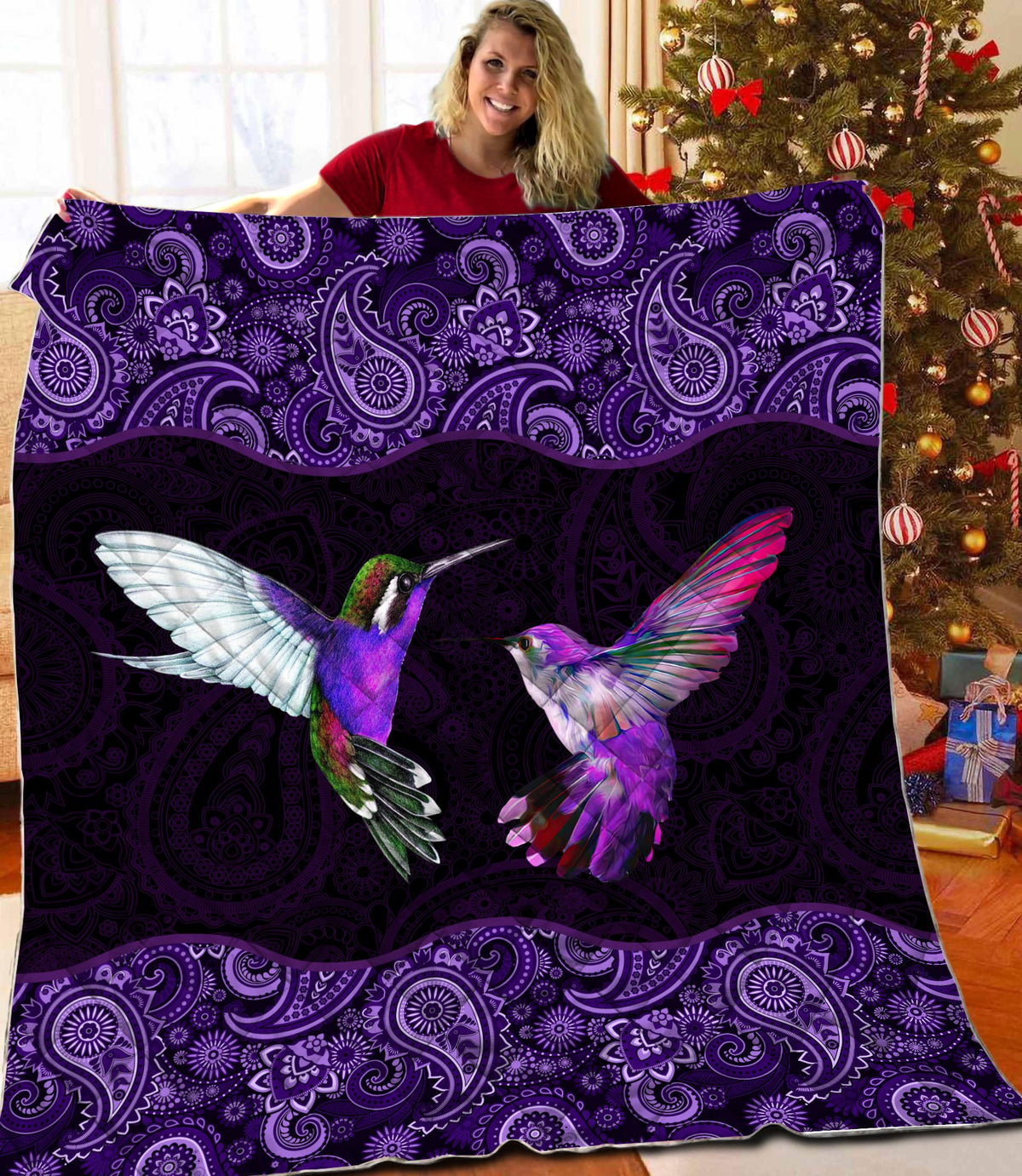 Hummingbird 3D All Over Printed Blanket NTN15052101