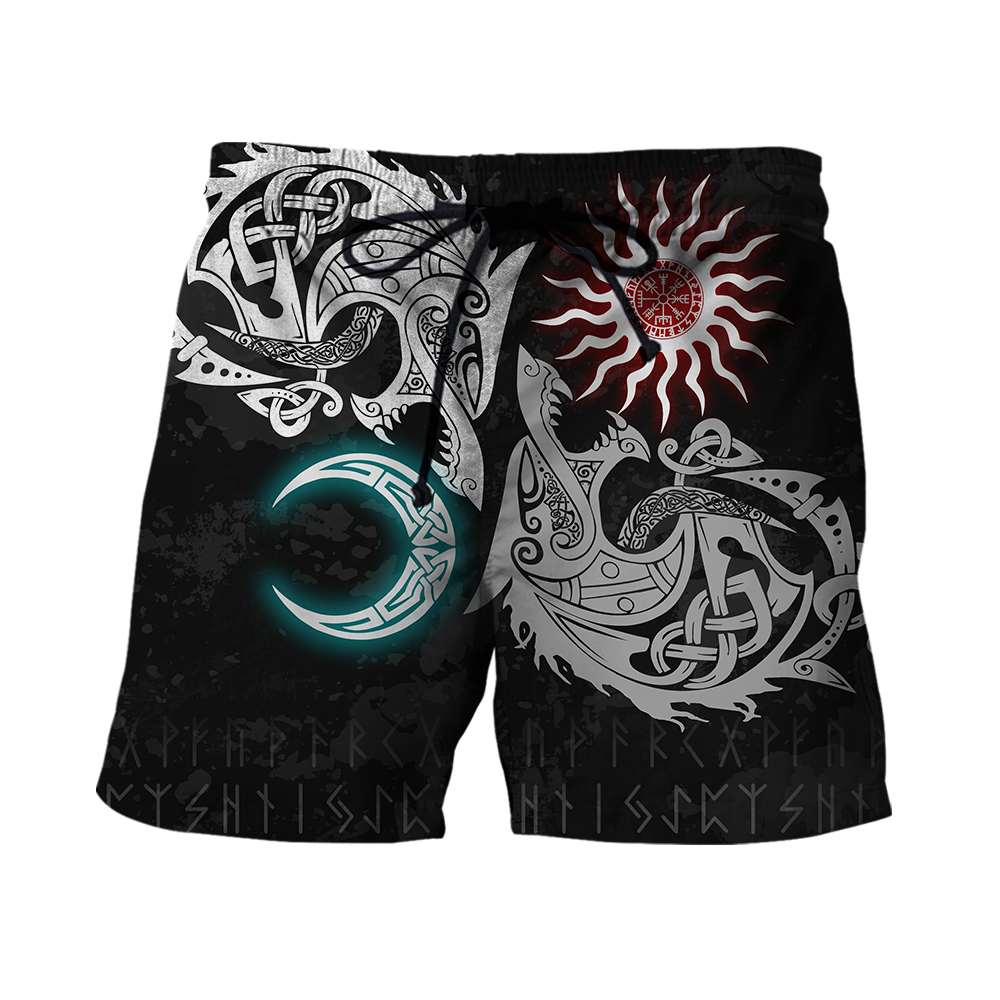Ragnarok Monsters Sköll and Hati 3D All Over Print Hoodie