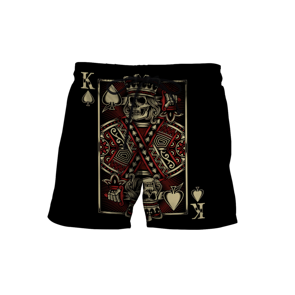 Beautiful Poker Skull Hoodie For Men And Women MEI