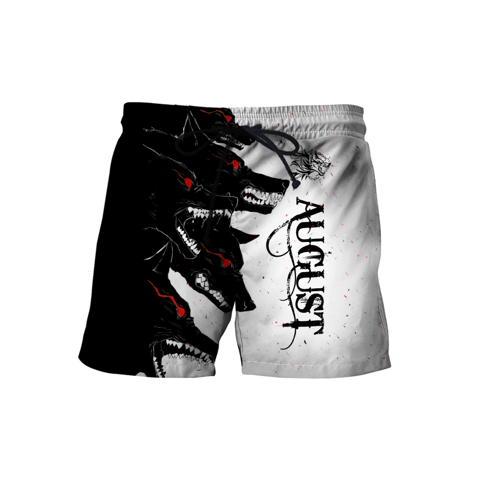 The Dark Wolf August 3D All Over Printed Unisex Deluxe Hoodie ML