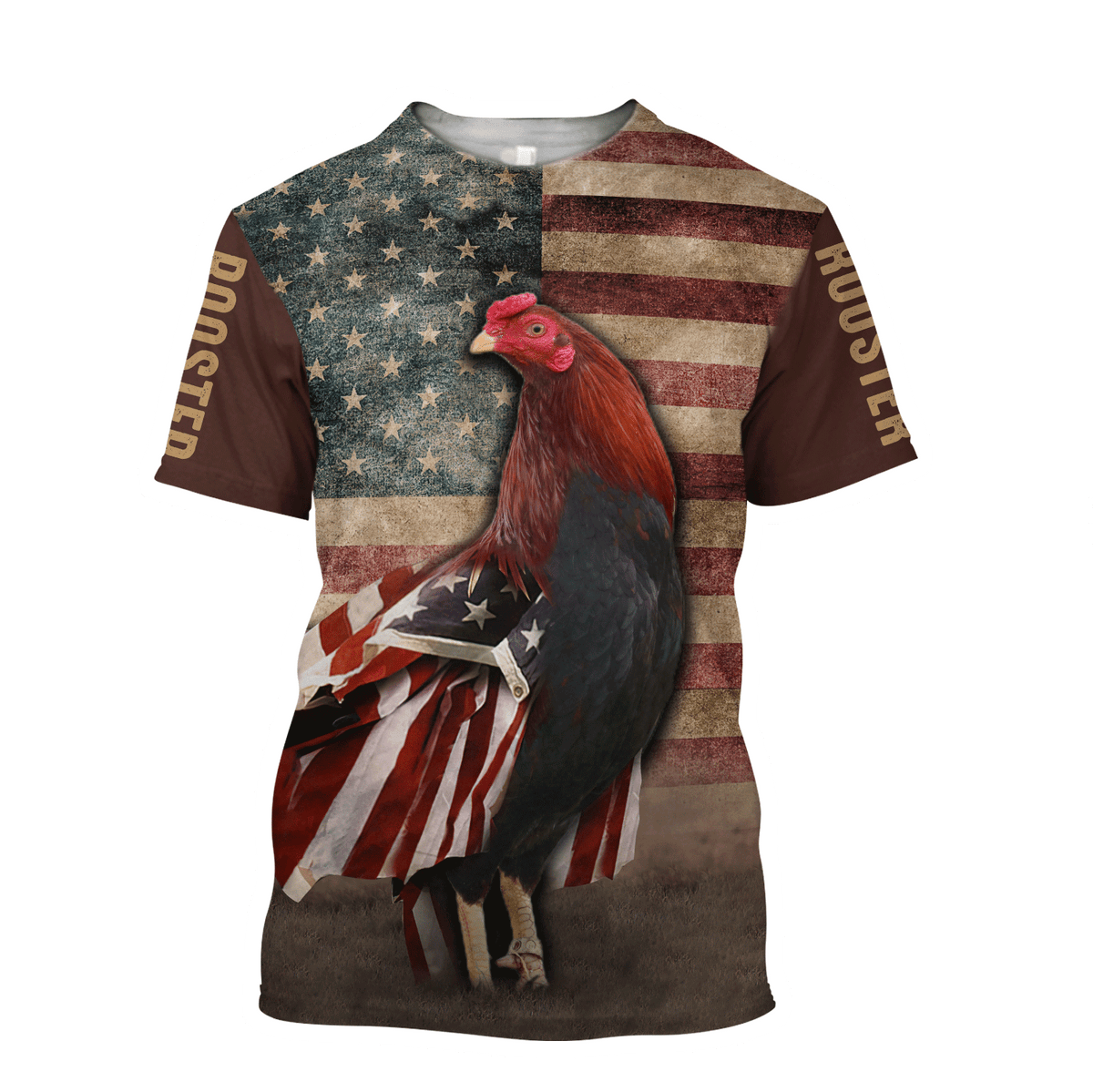 Premium Rooster 3D All Over Printed Unisex Shirts